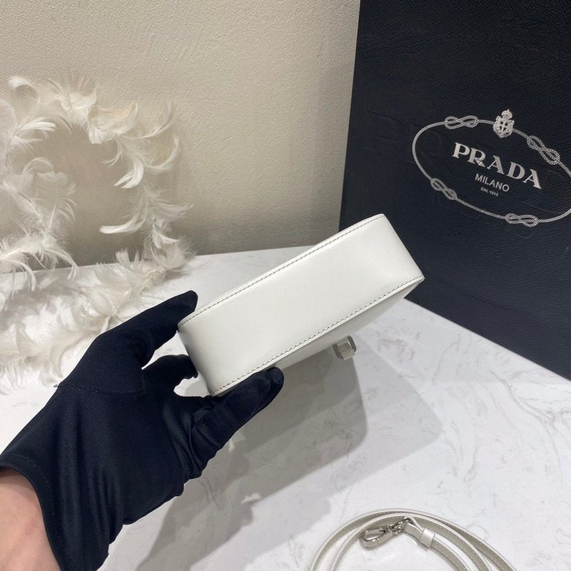 프라다 브러시드 미니 토트백