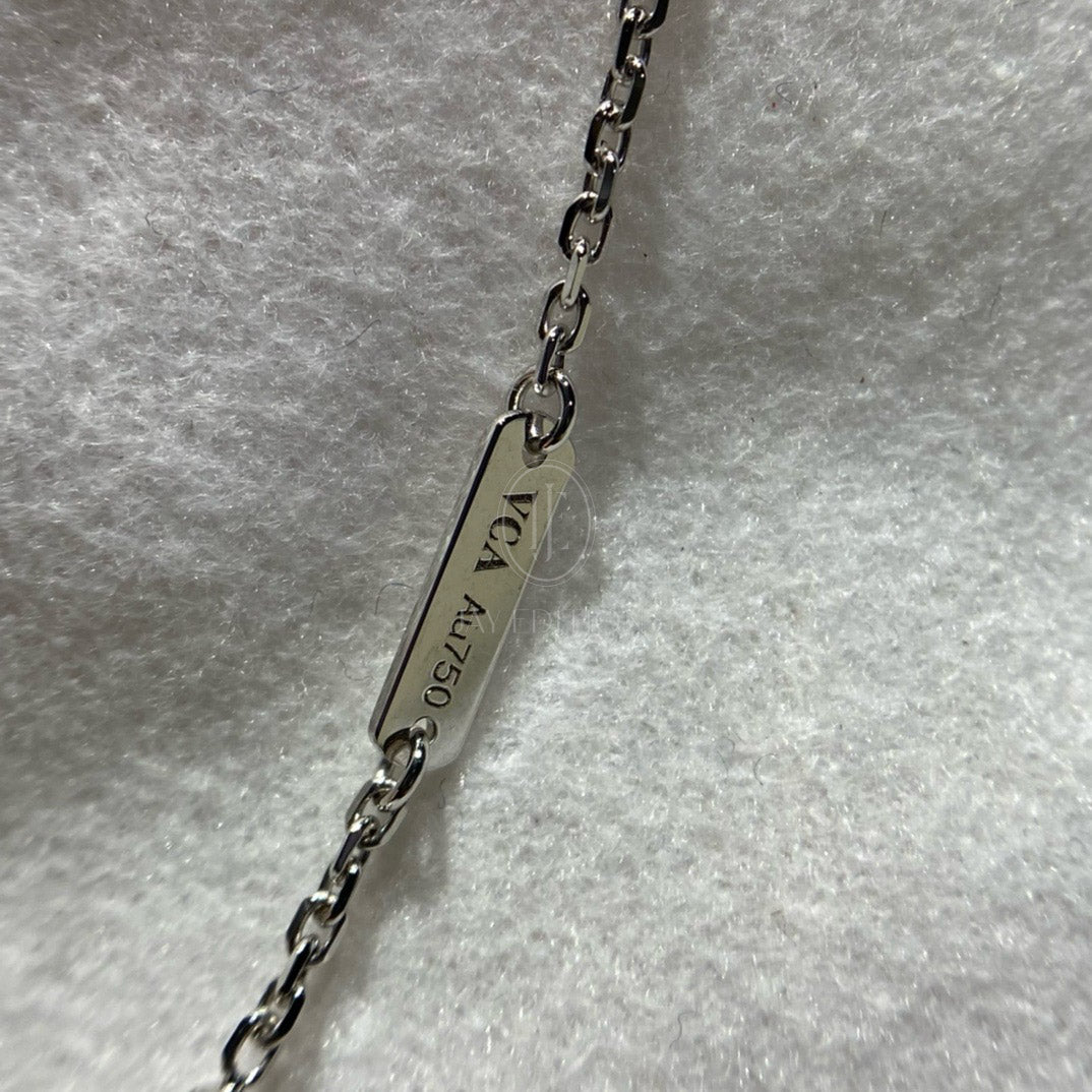 반클리프 빈티지 다이아 알함브라 네크리스 (18K)