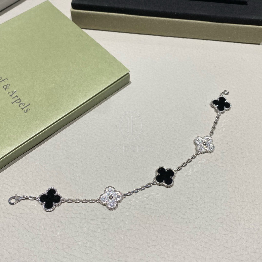 반클리프 빈티지 다이아 브레이슬릿 (18K)