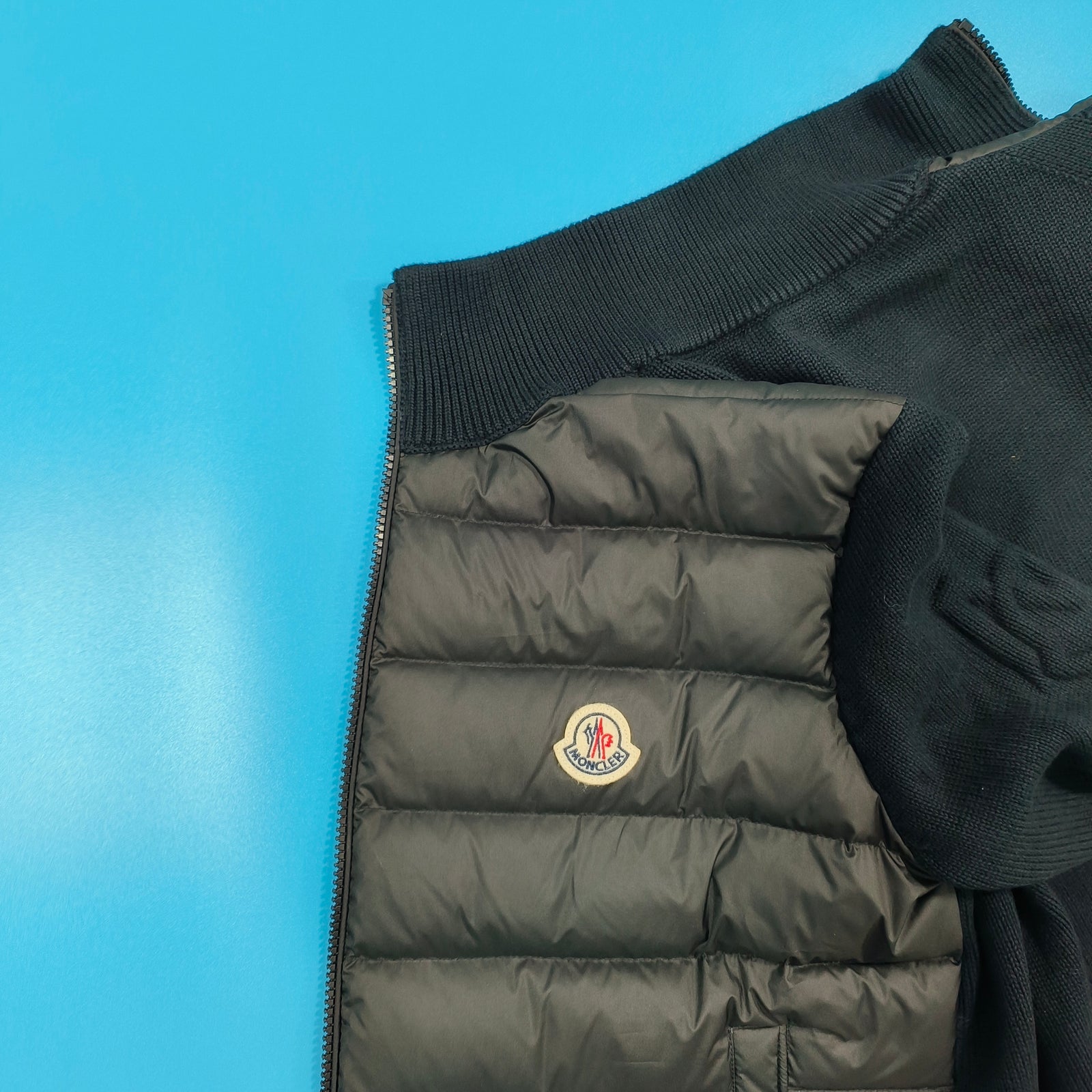 패딩 코튼 집업 카디건