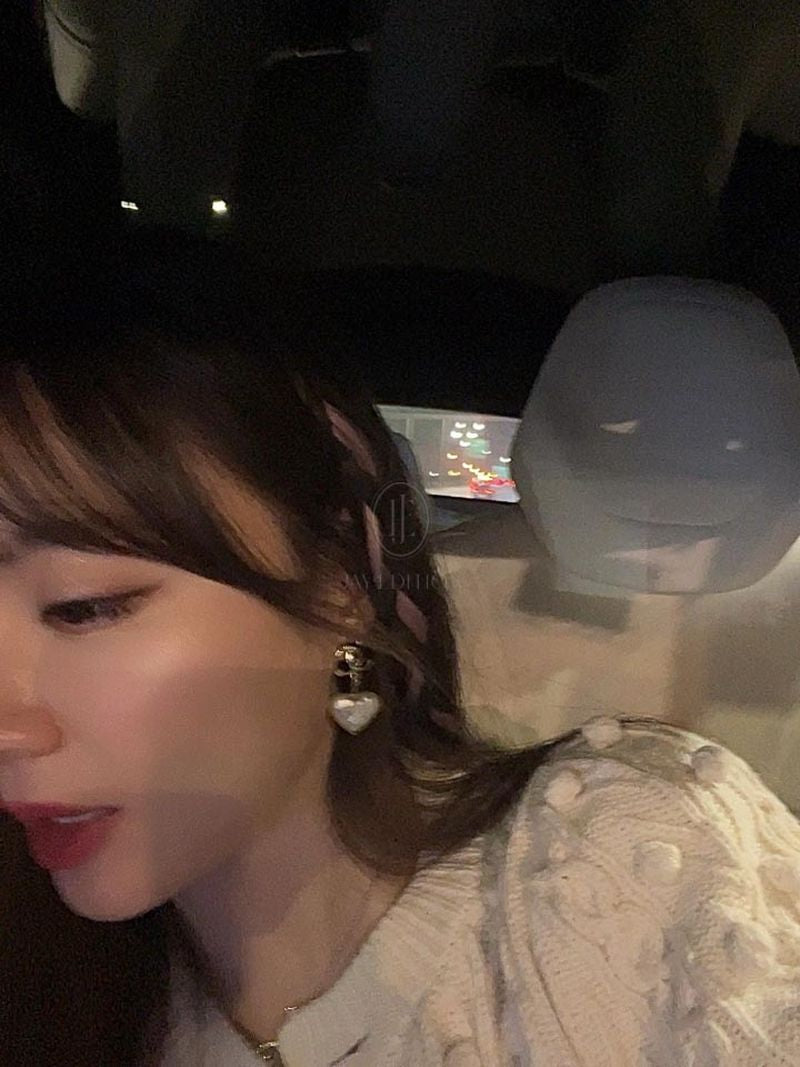 샤넬 하트 드롭 귀걸이
