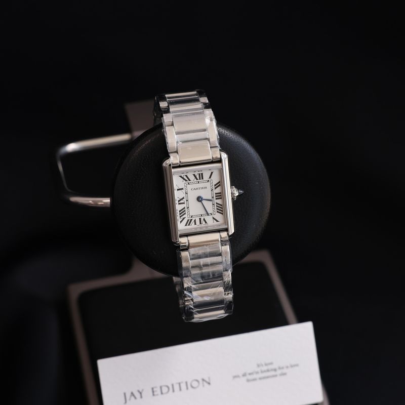 까르띠에 탱크 머스트 스틸 (스몰)