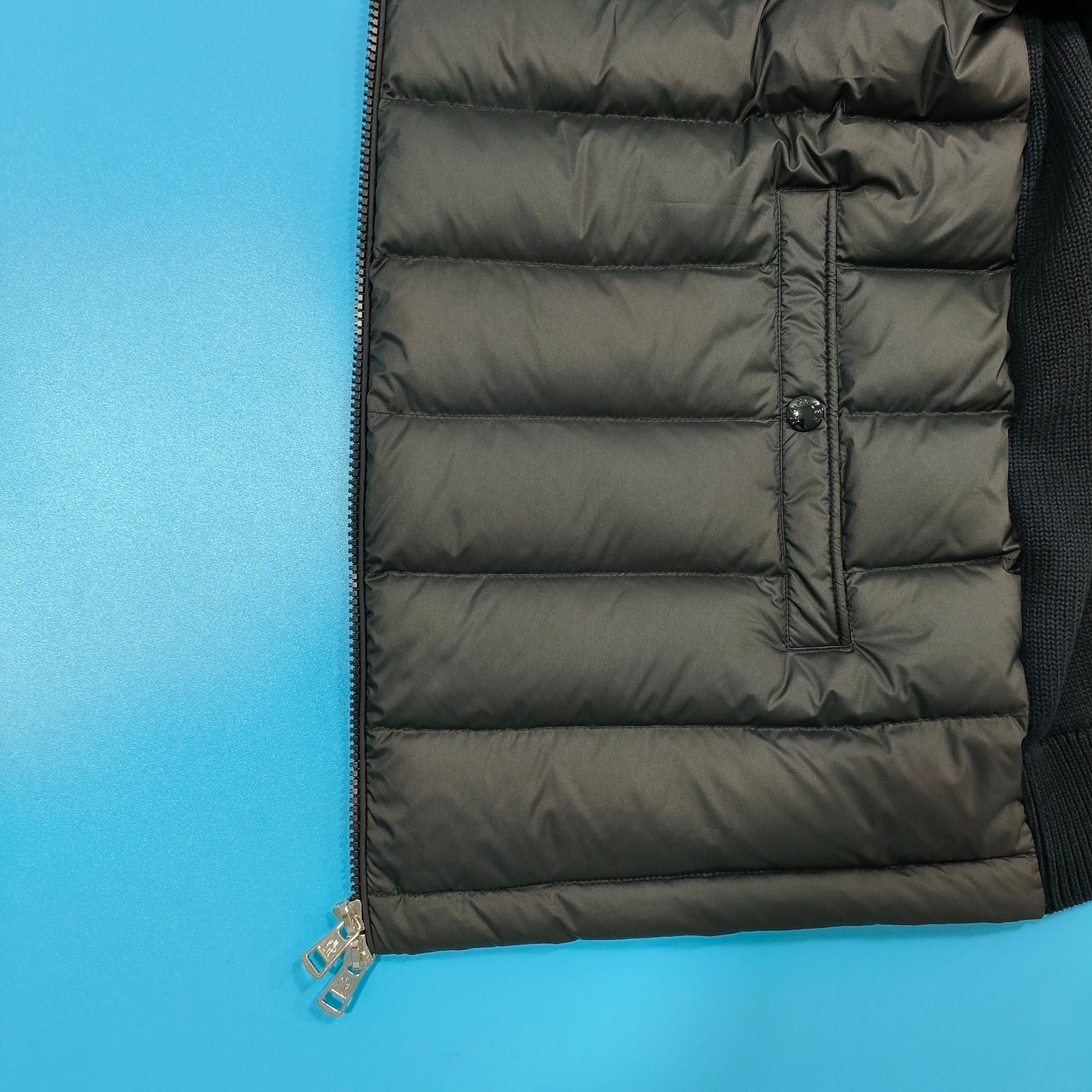 패딩 코튼 집업 카디건