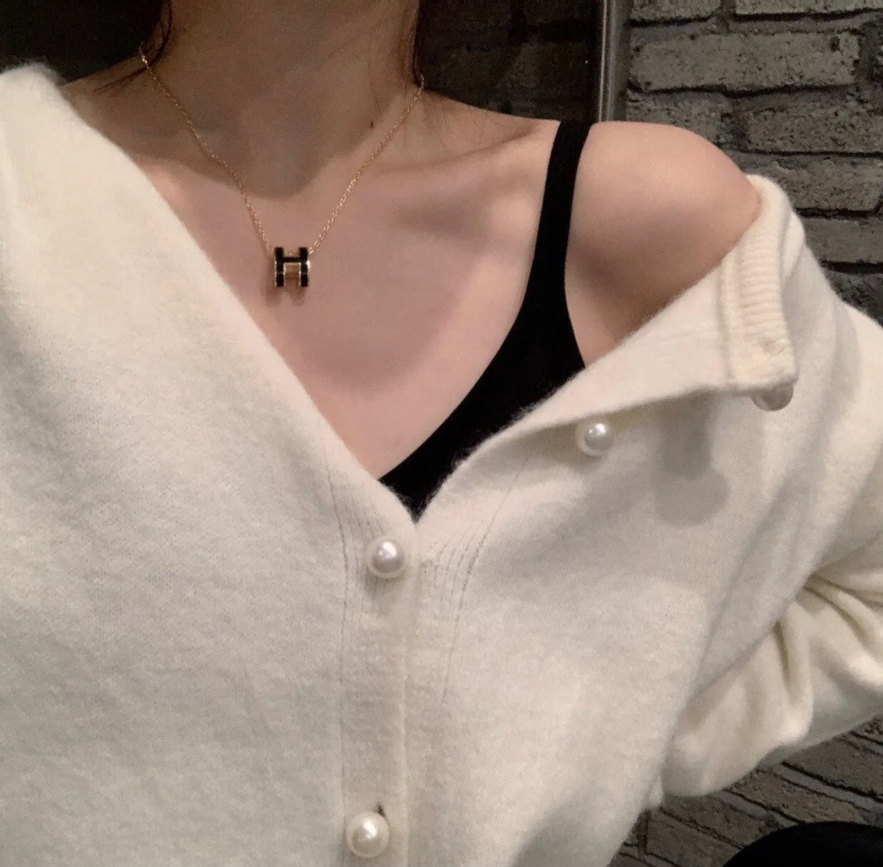 에르메스 팝아슈 목걸이 스탠다드