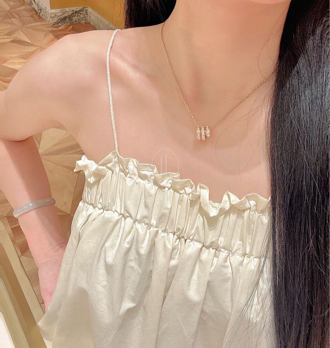 불가리 세르펜티 바이퍼 풀파베 네크리스 (18K)
