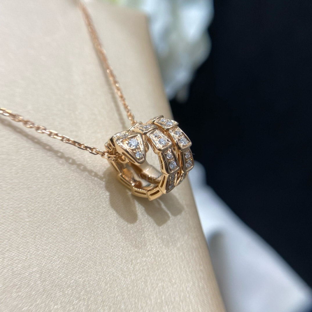 불가리 세르펜티 바이퍼 풀파베 네크리스 (18K)