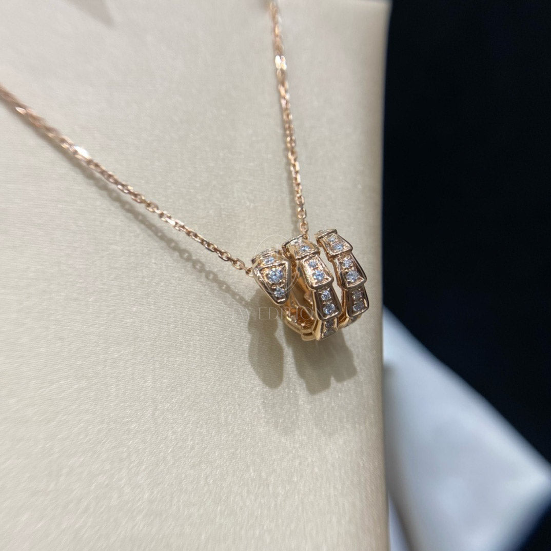 불가리 세르펜티 바이퍼 풀파베 네크리스 (18K)