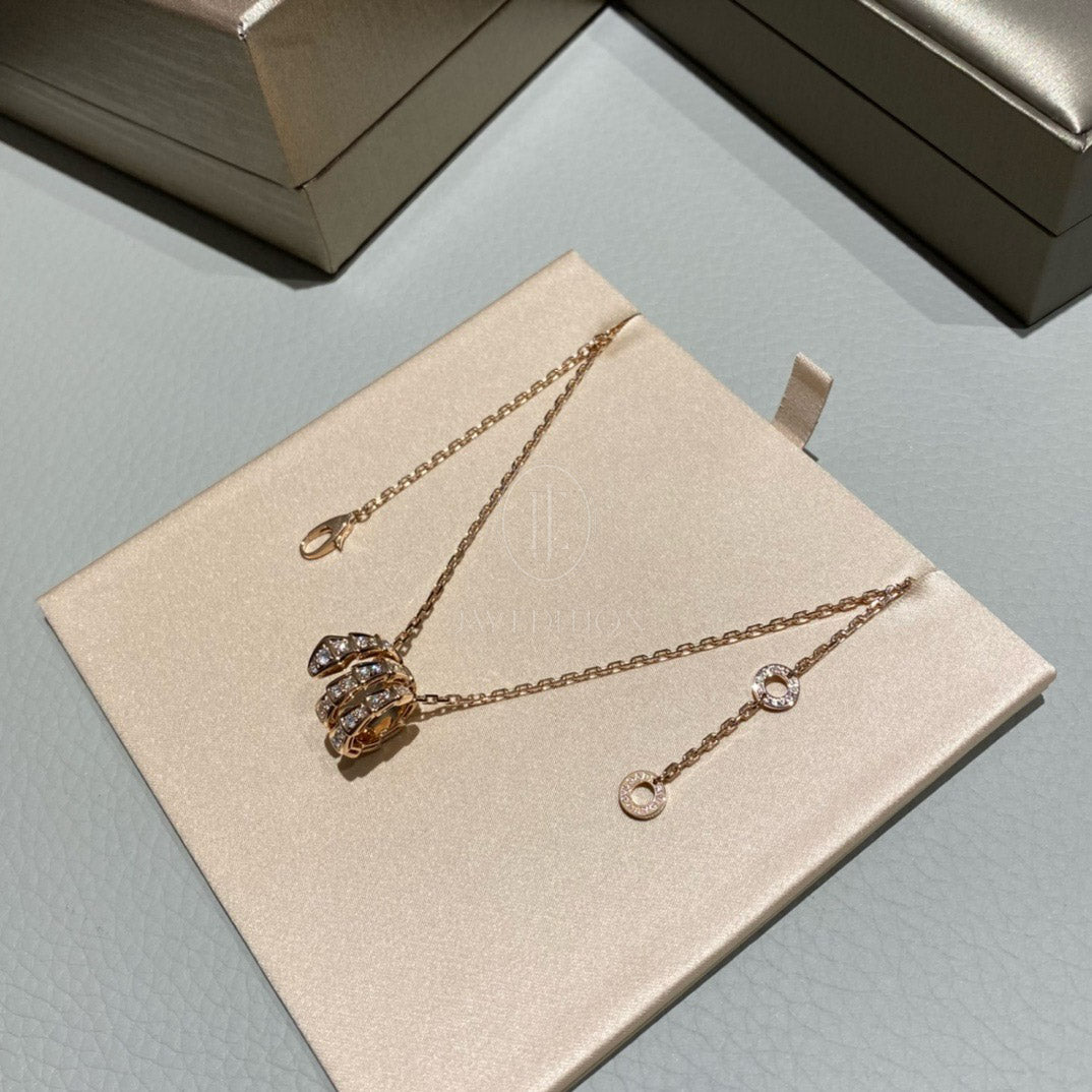불가리 세르펜티 바이퍼 풀파베 네크리스 (18K)