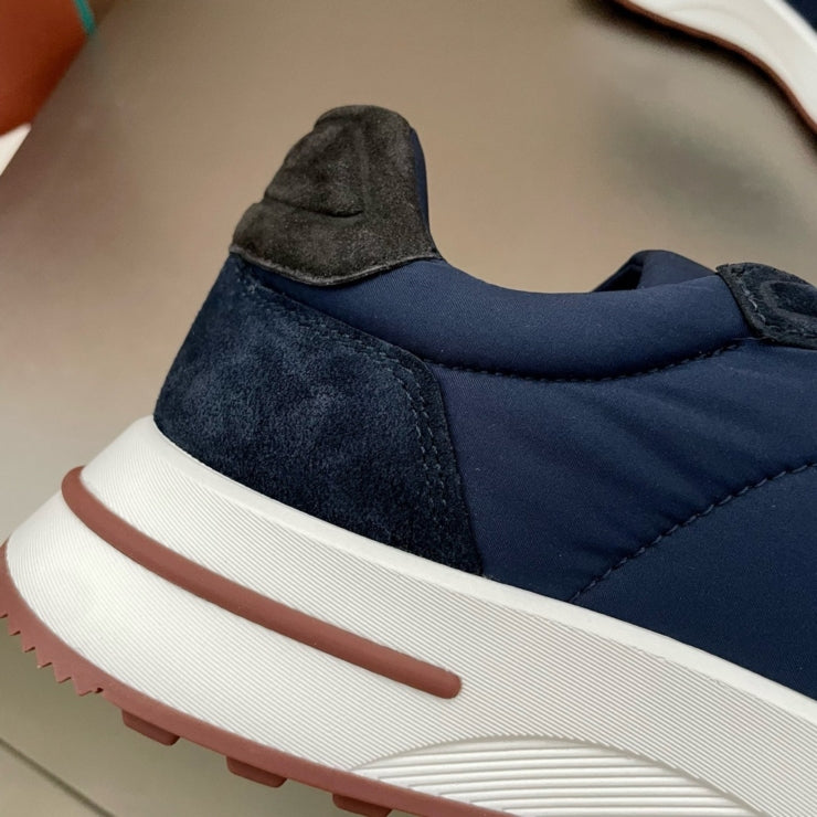 로로피아나 위크앤드 워크 패브릭 스니커즈 네이비