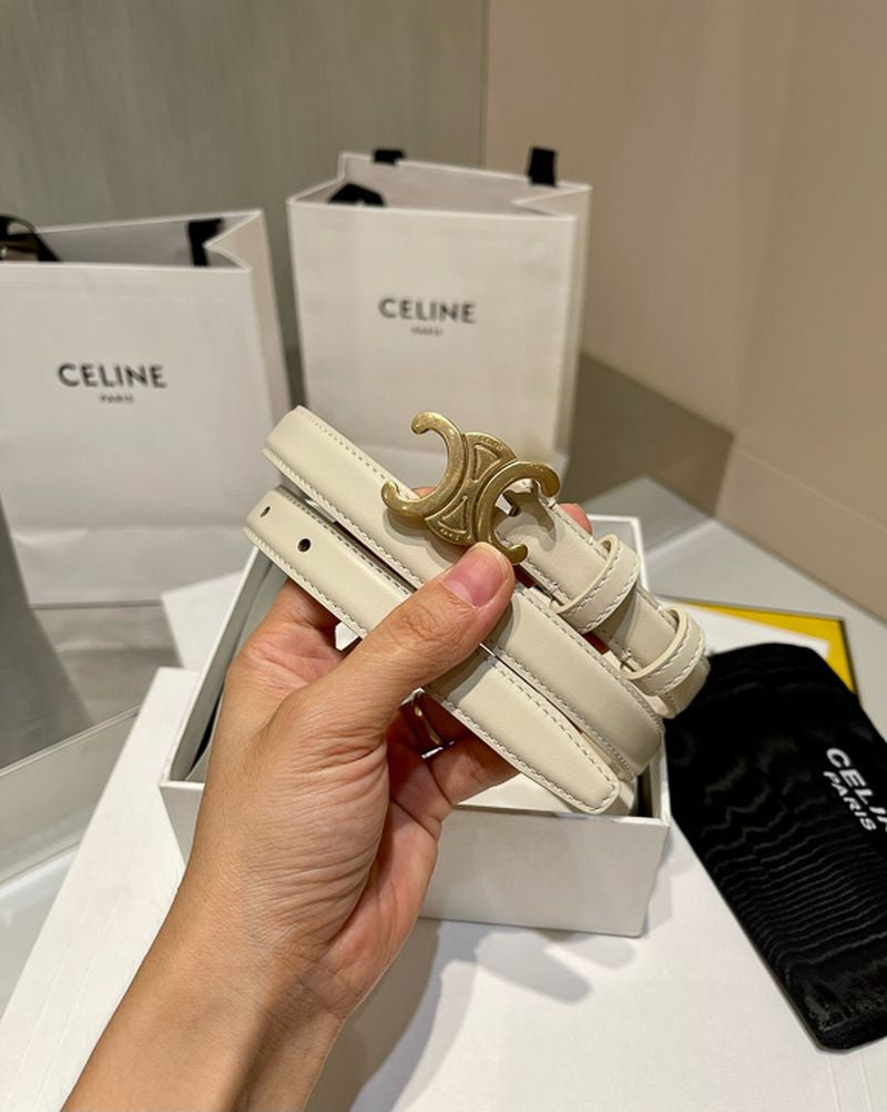 셀린느 트리오페 벨트 - 스몰 1.8cm 여성용