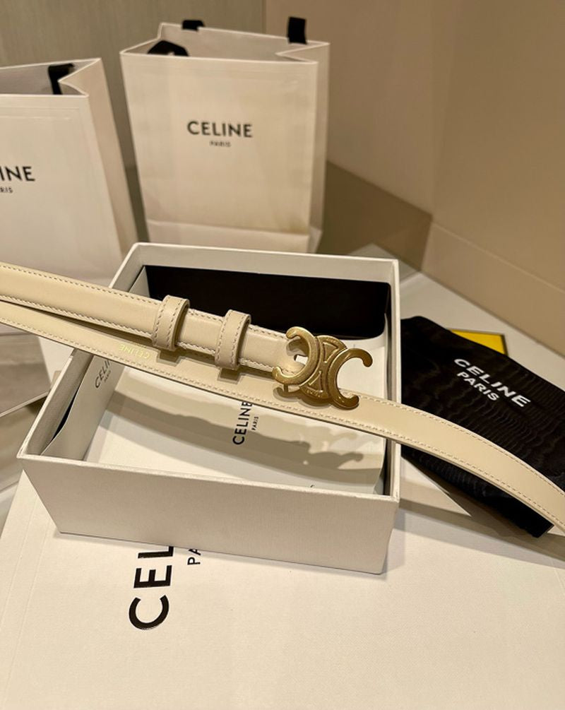 셀린느 트리오페 벨트 - 스몰 1.8cm 여성용
