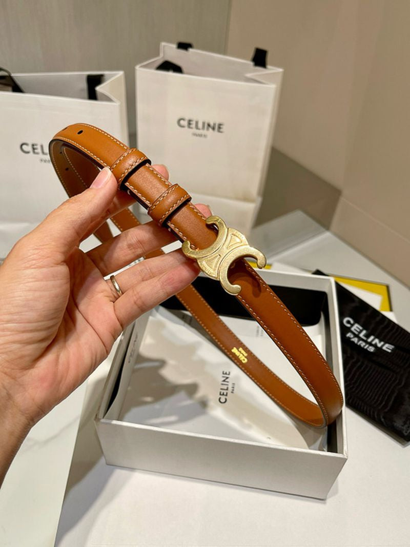 셀린느 트리오페 벨트 - 스몰 1.8cm 여성용