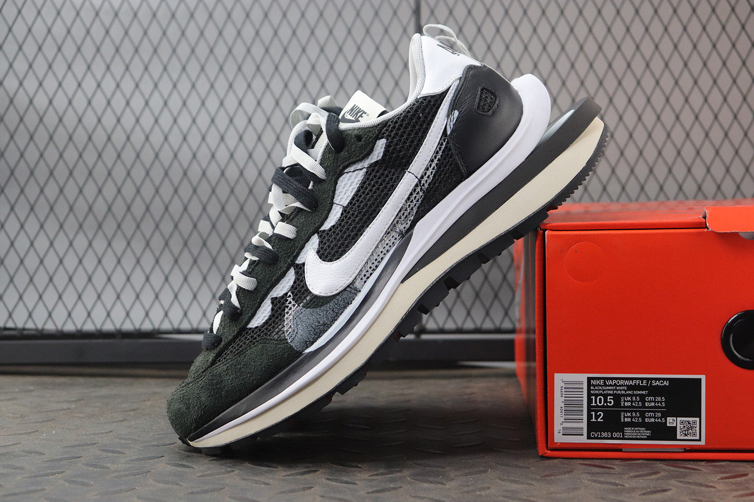 나이키 X 사카이 베이퍼와플 블랙
