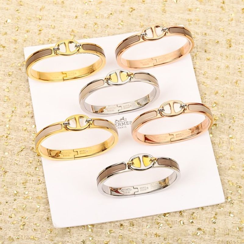 에르메스 Mini Clic Chaine D'Ancre Bracelet