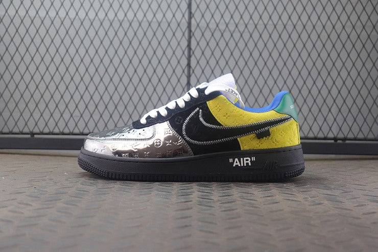 루이비통 x 나이키 에어포스1 버질아블로 멧 실버 블랙