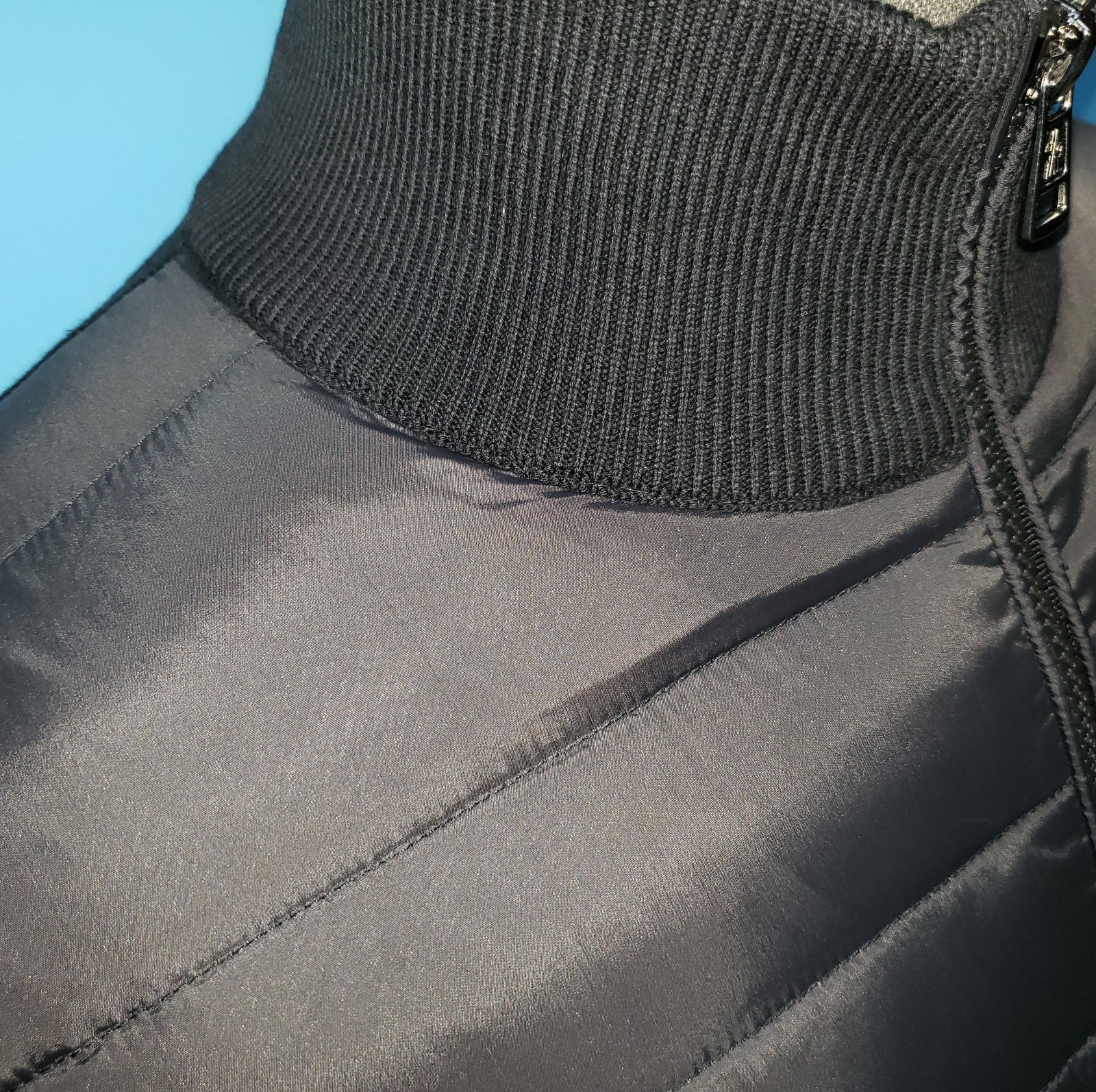 패딩 울 가디건 (김현우 니트패딩)