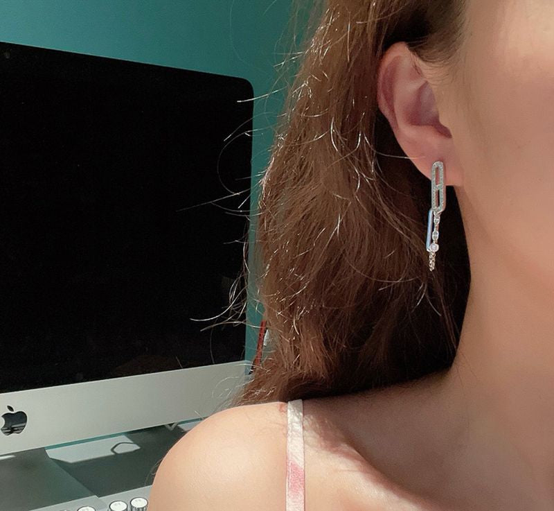 에르메스 Chaine d'ancre Chaos earrings
