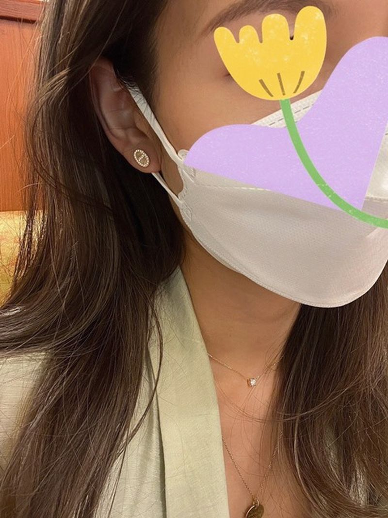 에르메스 Chaine d'ancre earrings