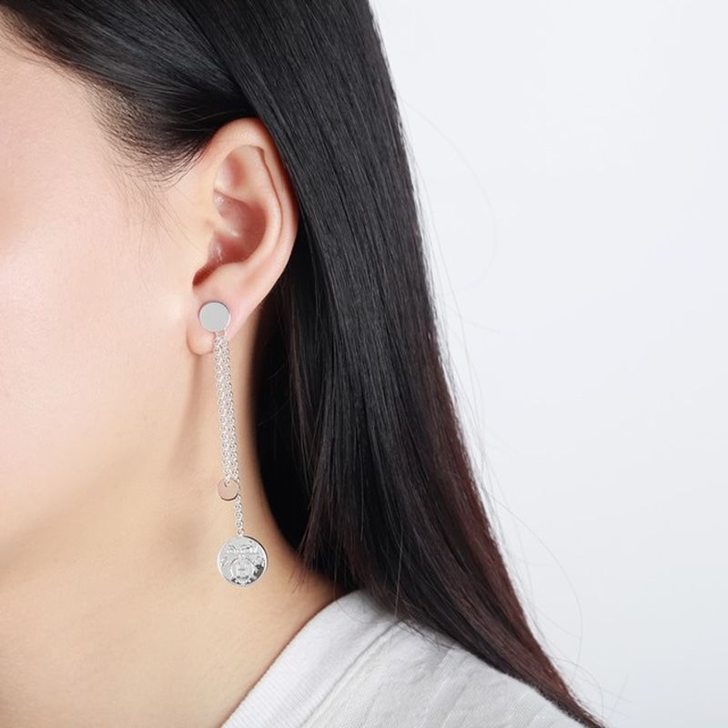 에르메스 Ex-Libris earrings