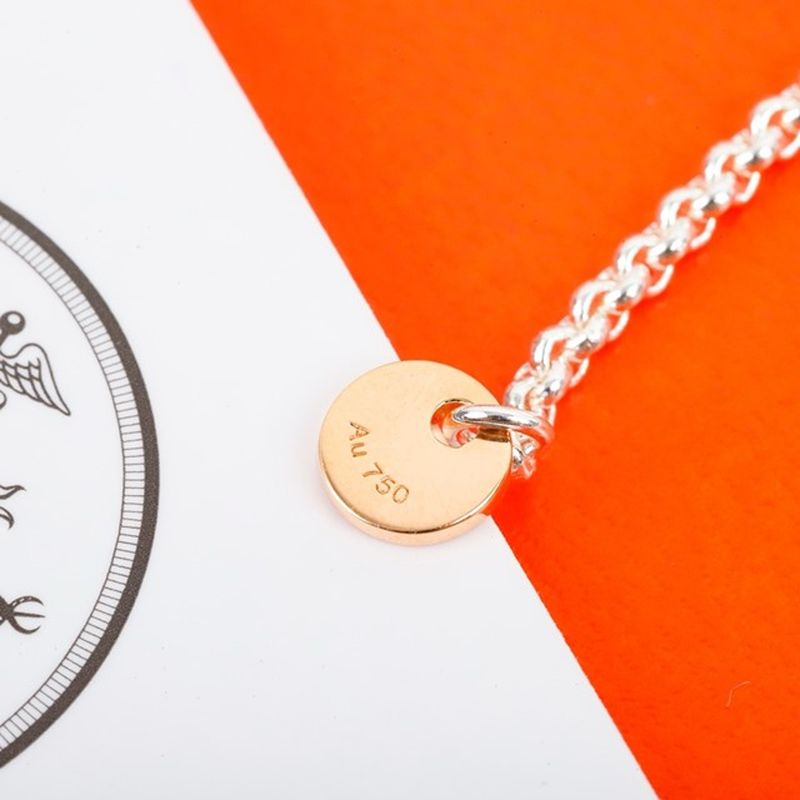 에르메스 Ex-Libris earrings