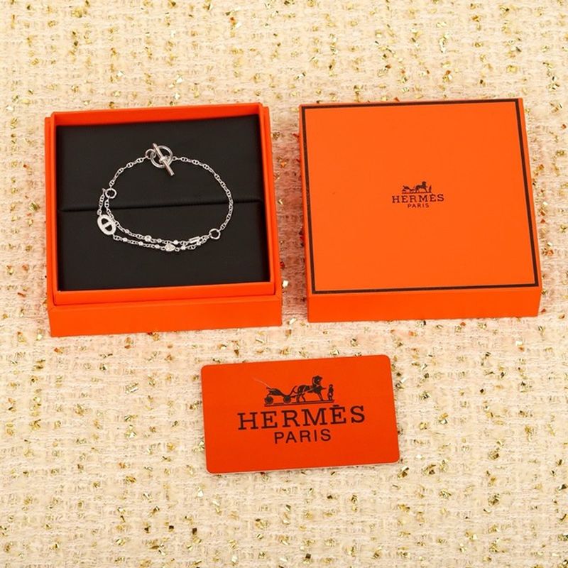 에르메스 Chaine d'ancre Chaos Fancy Bracelet