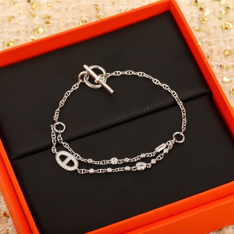 에르메스 Chaine d'ancre Chaos Fancy Bracelet