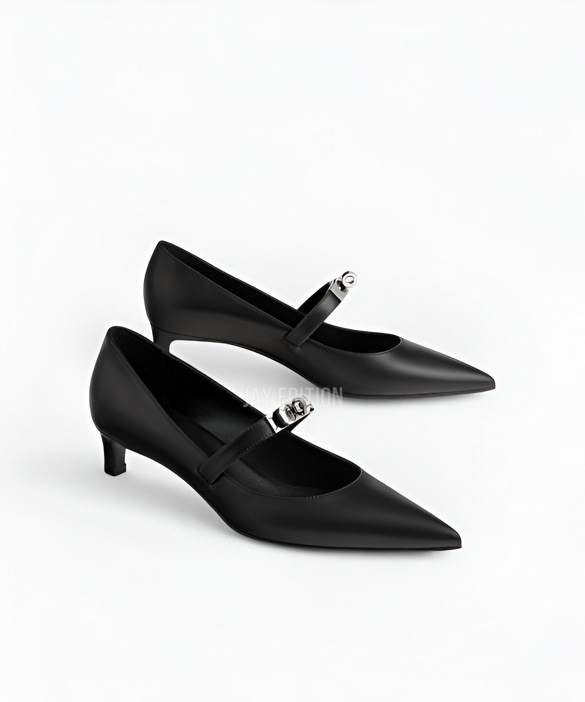 에르메스 Kiara 40 펌프스 스무스 소가죽 켈리 버클 4 cm 힐