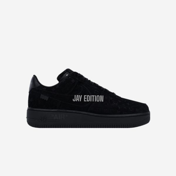 올블랙 스웨이드와 은은한 텍스처가 특징인 루이비통 x 나이키 버질아블로 한정판 스니커즈