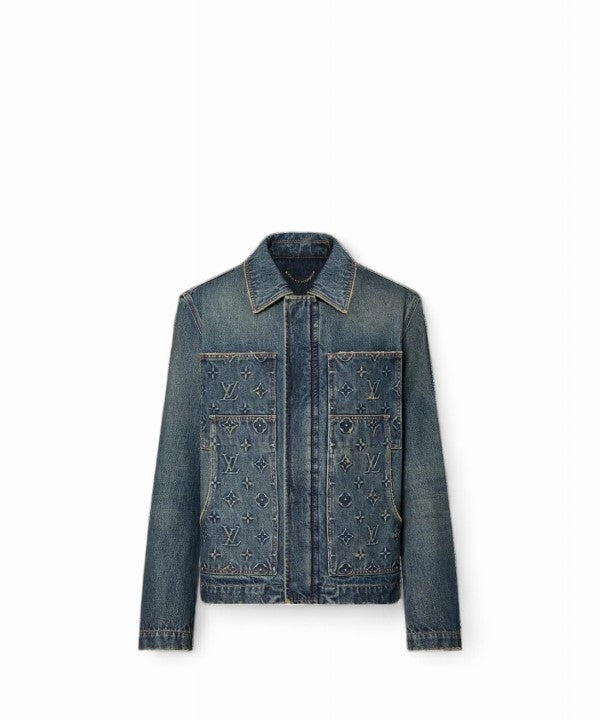 루이비통 워크웨어 데님 자켓 인디고